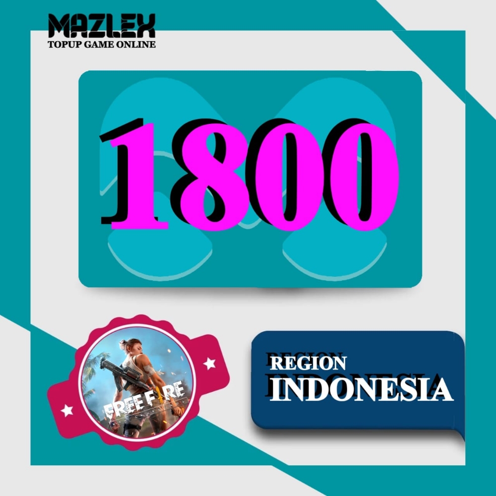 Jual 1.800 Diamonds 💎 Free Fire Mazlex Store | VCGamers