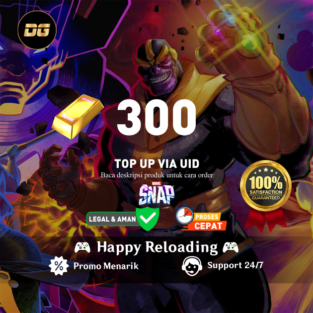 Jual 300 Gold Marvel Snap degamingstore | VCGamers