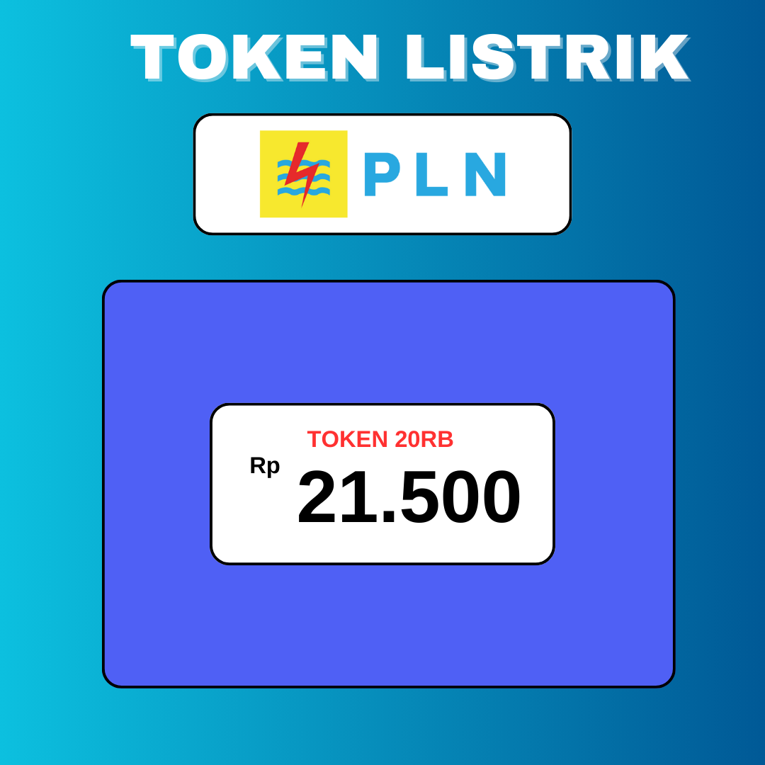 Jual Token Listrik 20.000 Token PLN Qotrun Store | VCGamers