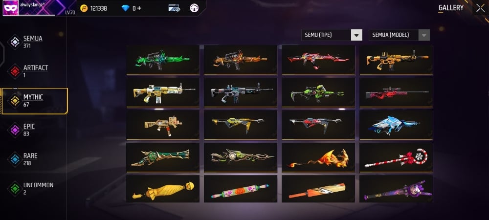 Jual Rank Platinum Free Fire allangsstore | VCGamers