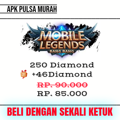 Jual 250 Diamonds Mobile Legends Pulsamurah | VCGamers