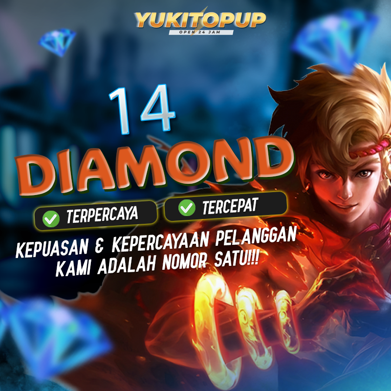 Jual 14 Diamonds Mobile Legends Yukitopup | VCGamers