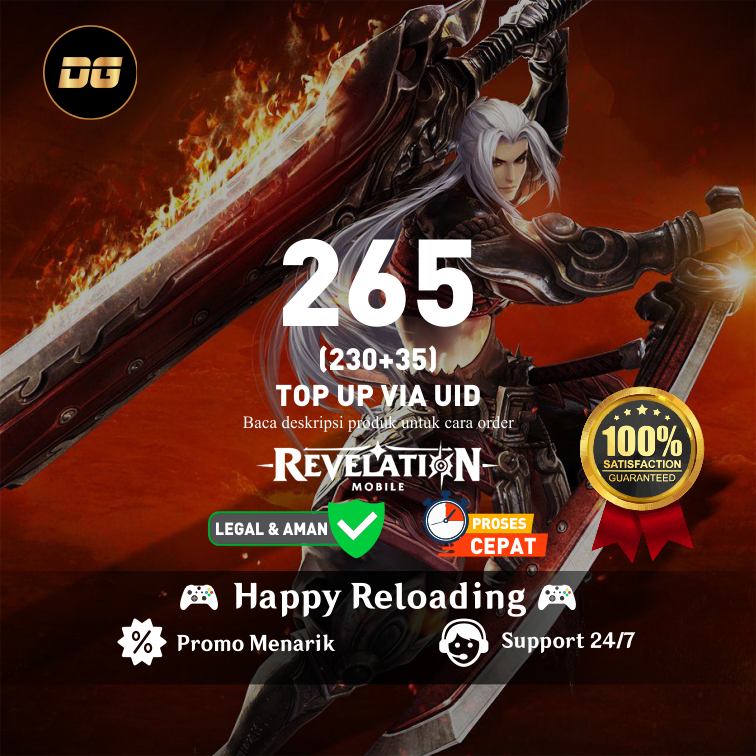 Jual 230 + 35 Divine Jade Revelation Mobile degamingstore | VCGamers