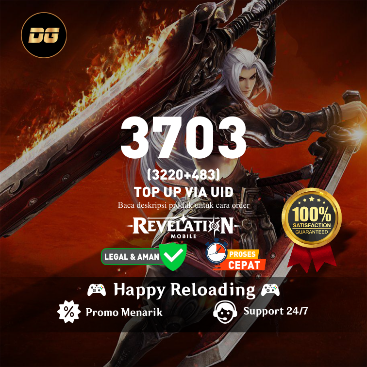 Jual 3220 + 483 Divine Jade Revelation Mobile degamingstore | VCGamers