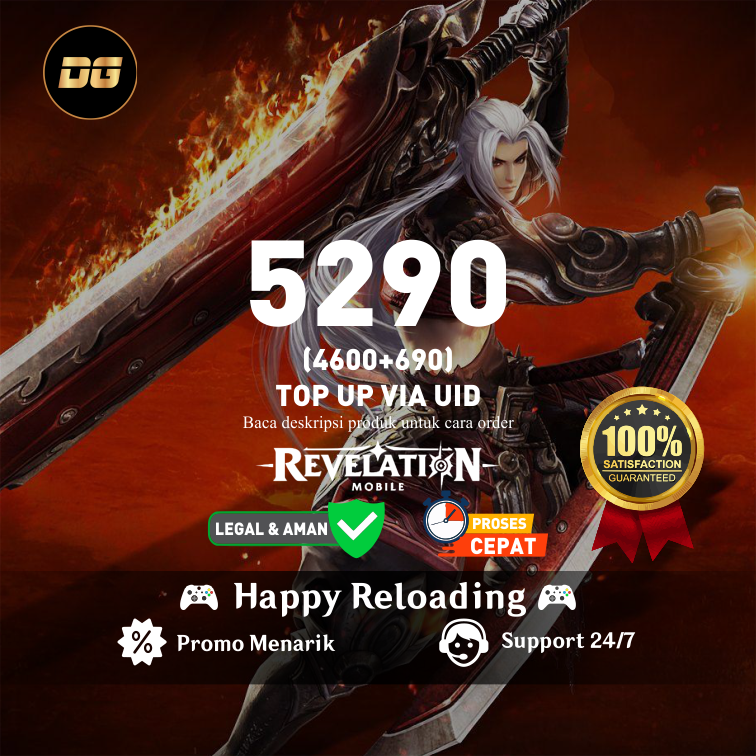 Jual 4600 + 690 Divine Jade Revelation Mobile degamingstore | VCGamers