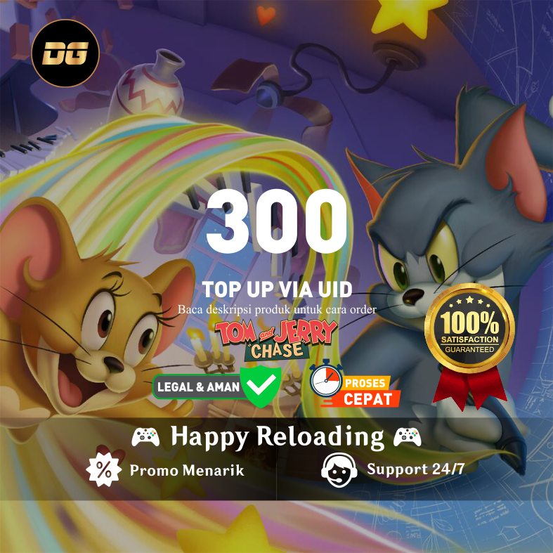 Jual 300 Diamond Tom and Jerry Chase degamingstore | VCGamers