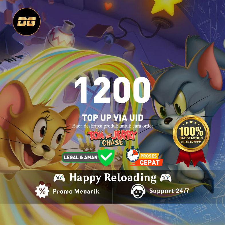 Jual 1200 Diamond Tom and Jerry Chase degamingstore | VCGamers