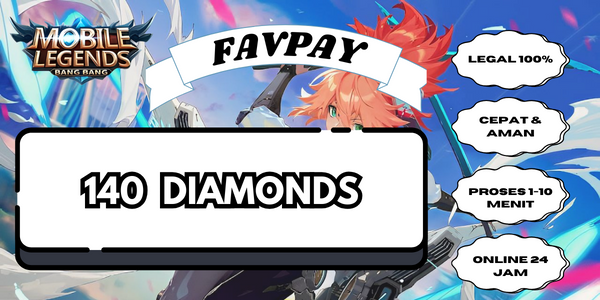 Jual 140 Diamonds Mobile Legends FAVPAY | VCGamers