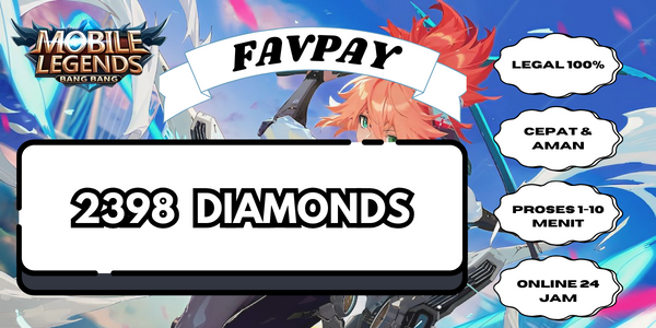 Jual 2398 Diamonds Mobile Legends FAVPAY | VCGamers