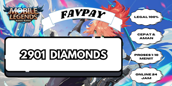 Jual 2901 Diamonds Mobile Legends FAVPAY | VCGamers