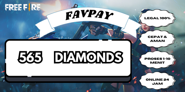 Jual 565 Diamonds Free Fire FAVPAY | VCGamers