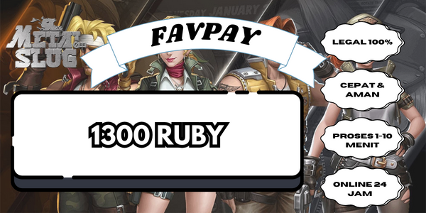 Jual 1300 Ruby Metal Slug Awakening FAVPAY | VCGamers