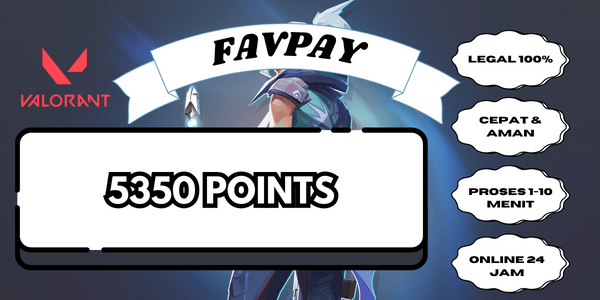 Jual 5350 Points Valorant FAVPAY | VCGamers