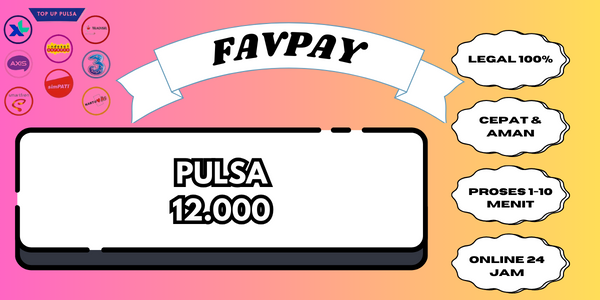 Jual 12.000 All Operator Pulsa All Operator FAVPAY | VCGamers