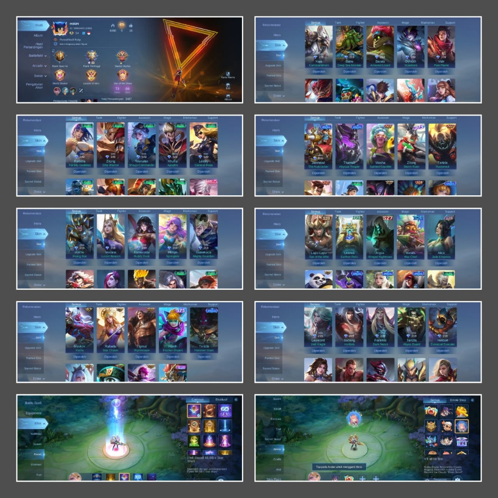 Jual Mythic Glory Perbintang Mobile Legends TRIBXIE STORE | VCGamers