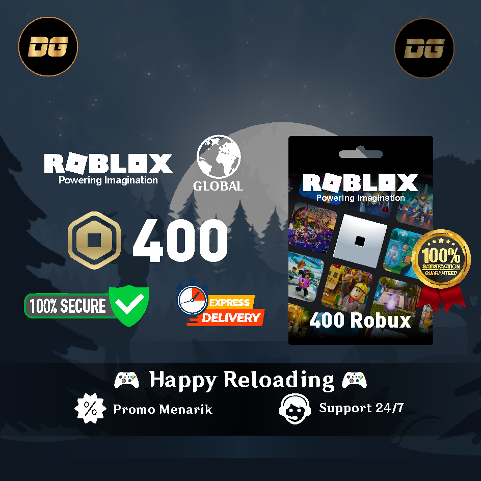 Jual 400 Robux Roblox degamingstore | VCGamers