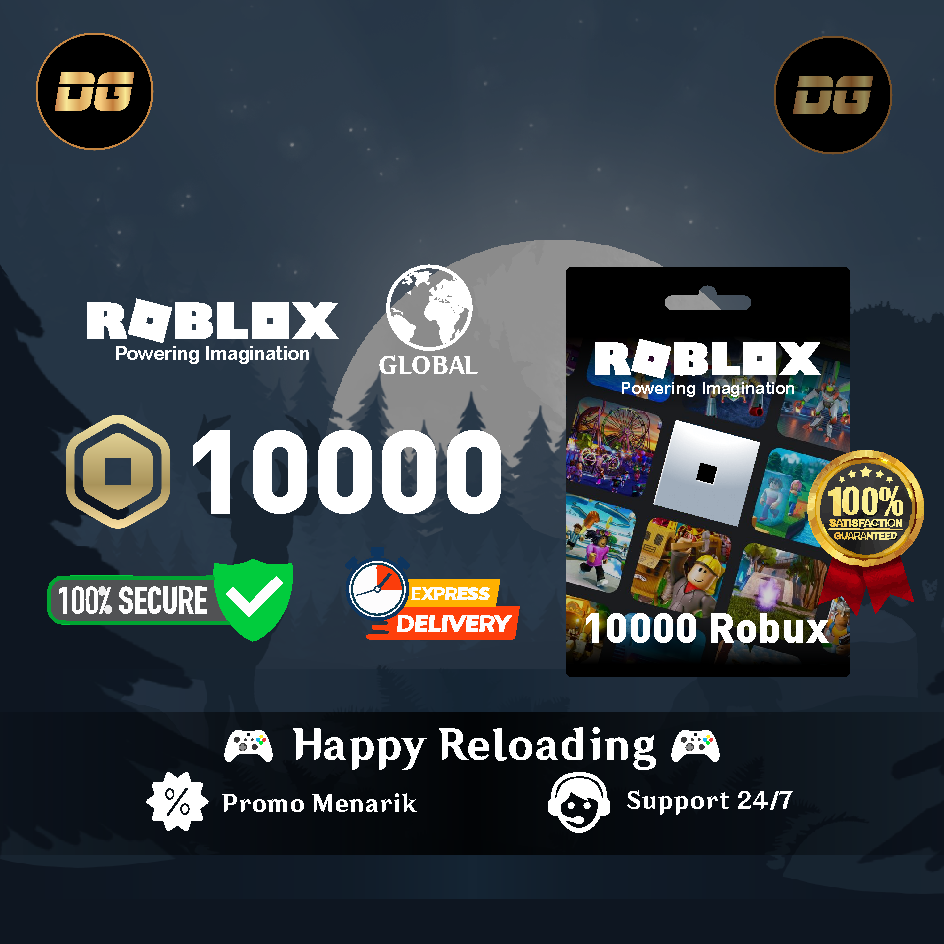 Jual 10.000 Robux Roblox degamingstore | VCGamers