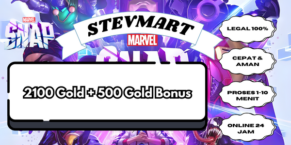 Jual 2100 Gold + 500 Gold Bonus Marvel Snap FAVPAY | VCGamers