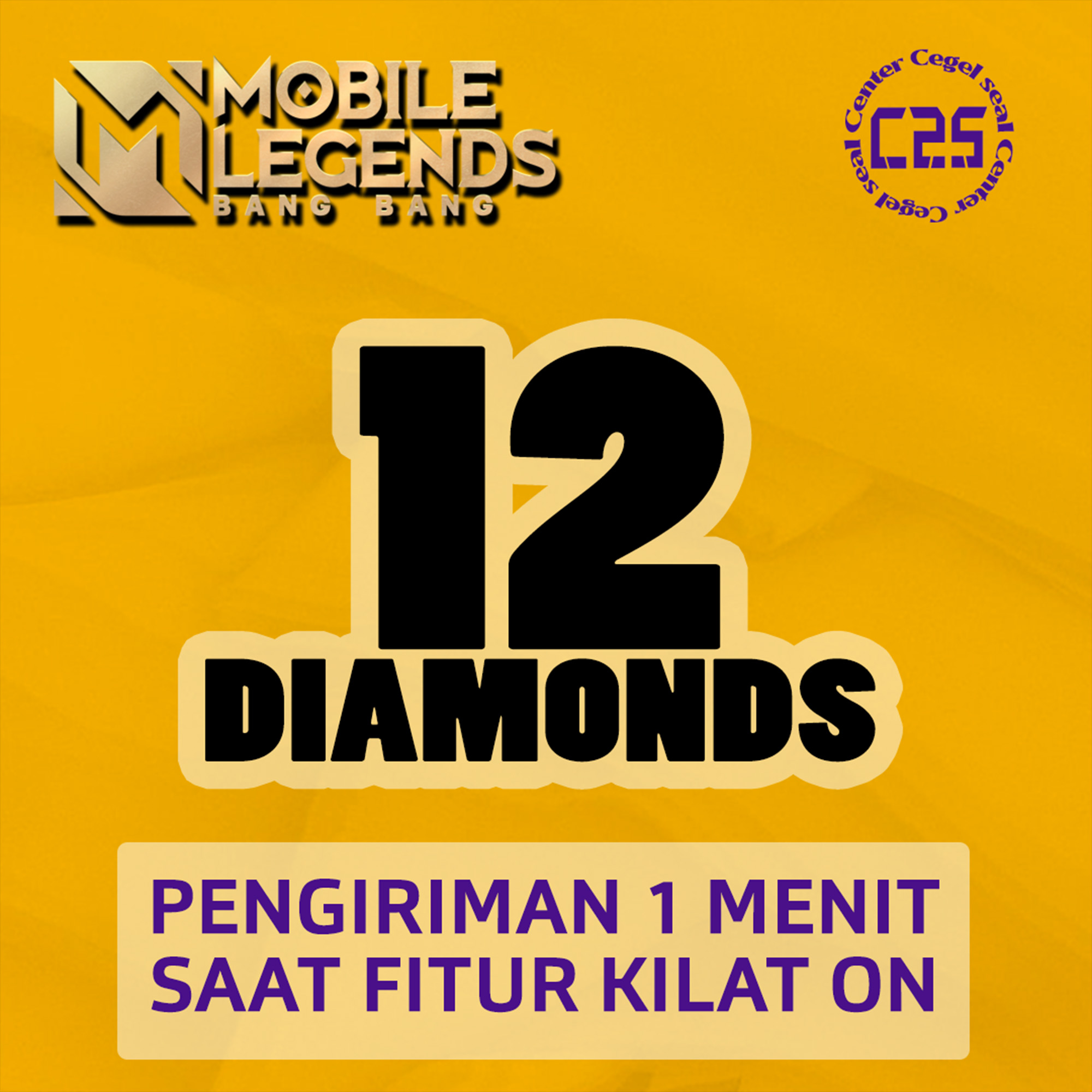 Jual 12💎 (11+1 Bonus) Mobile Legends Center Cegel Seal | VCGamers