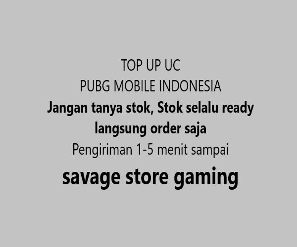 Jual 50 UC PUBG Mobile savage store gaming | VCGamers