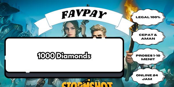 Jual 1.000 Diamonds Stormshot FAVPAY | VCGamers