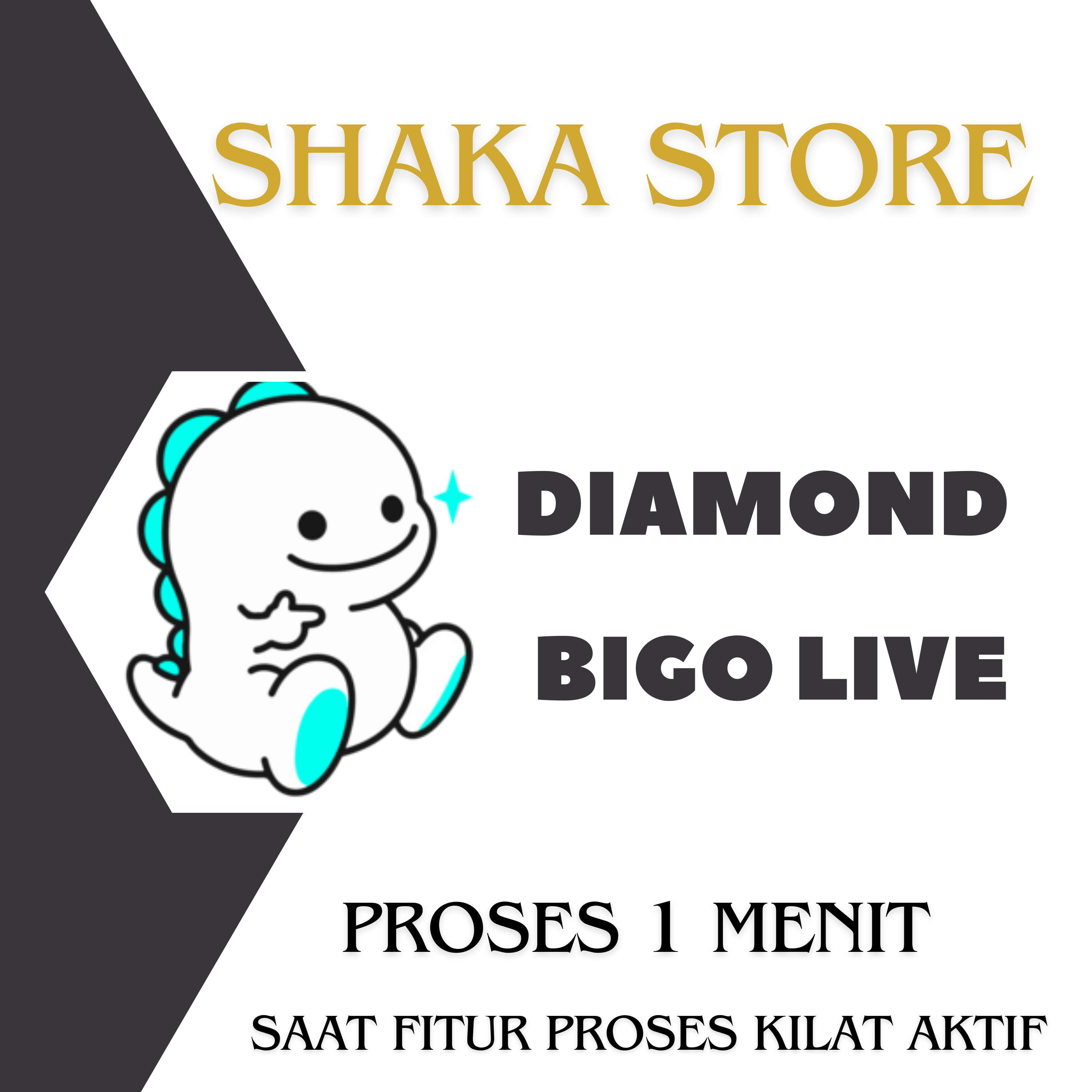Jual 150 Diamonds Bigo Live Shaka Store | VCGamers