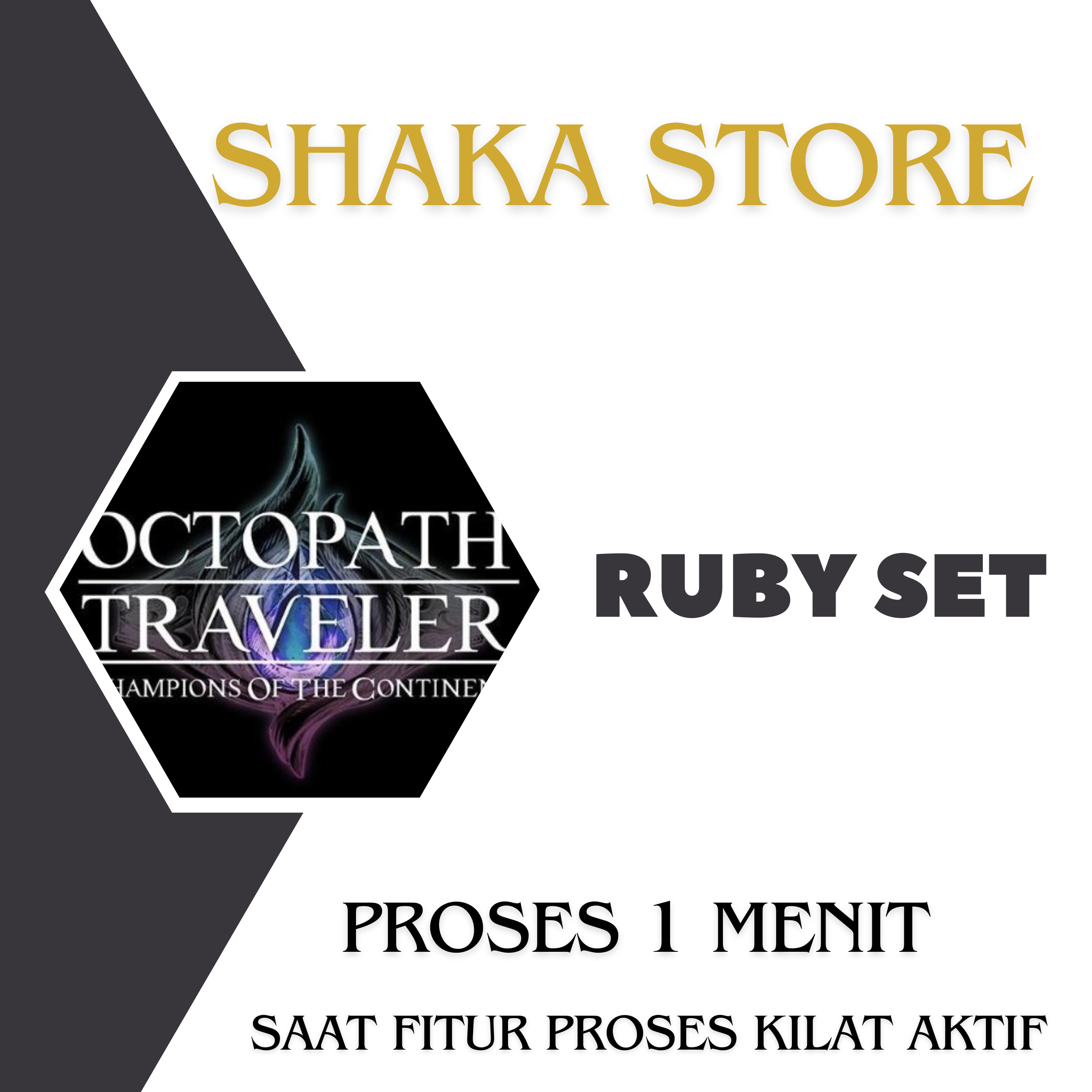 Jual Level Up Pack OCTOPATH TRAVELER CotC Shaka Store | VCGamers