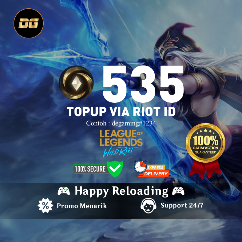 Jual 535 Wild Cores League of Legends Wild Rift degamingstore | VCGamers