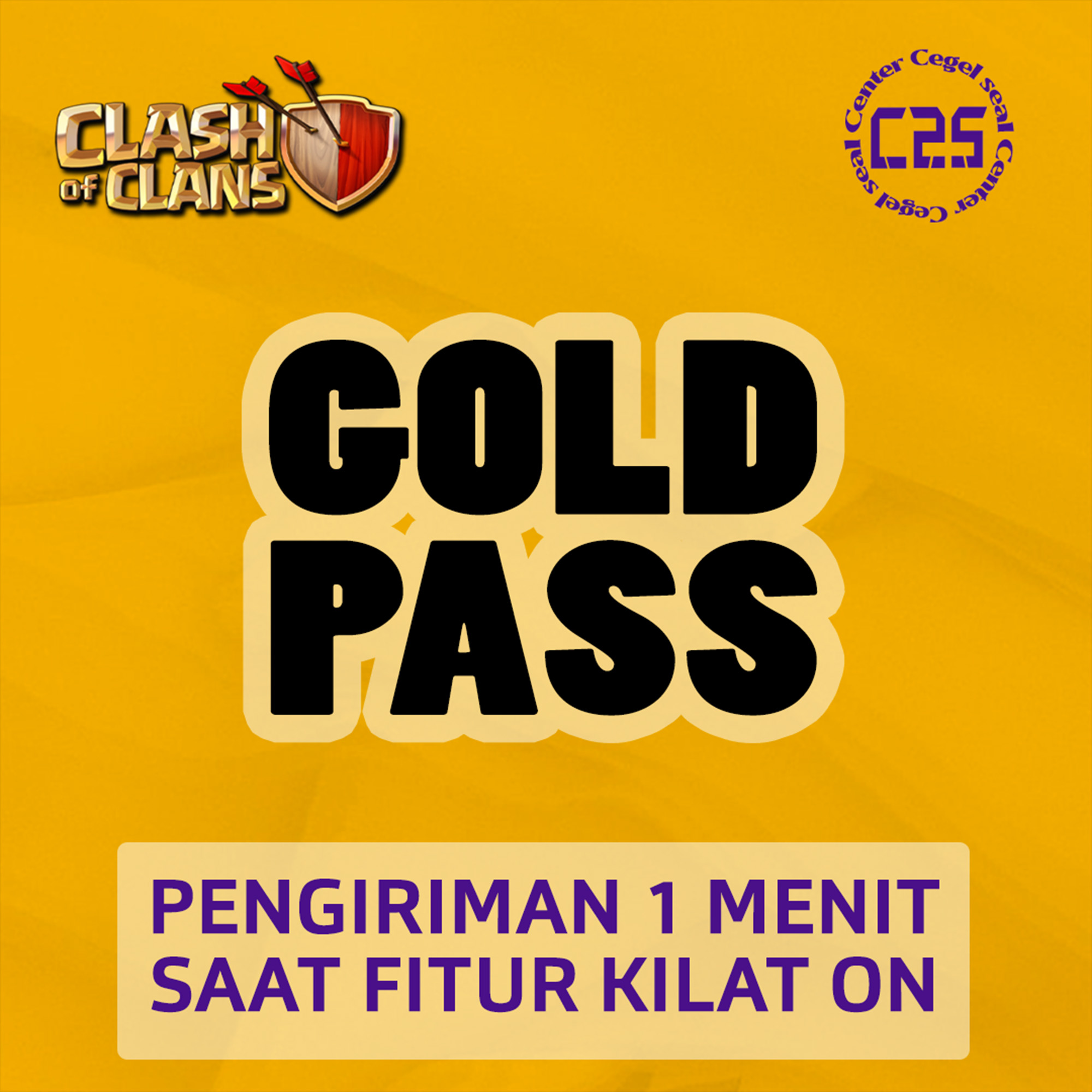 Jual Gold Pass Clash of Clans Center Cegel Seal | VCGamers