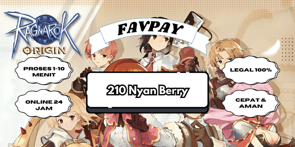 Jual 210 Nyan Berry Ragnarok Origin Global FAVPAY | VCGamers