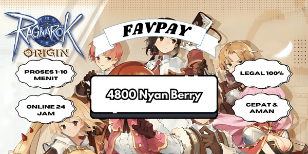 Jual 4800 Nyan Berry Ragnarok Origin Global FAVPAY | VCGamers