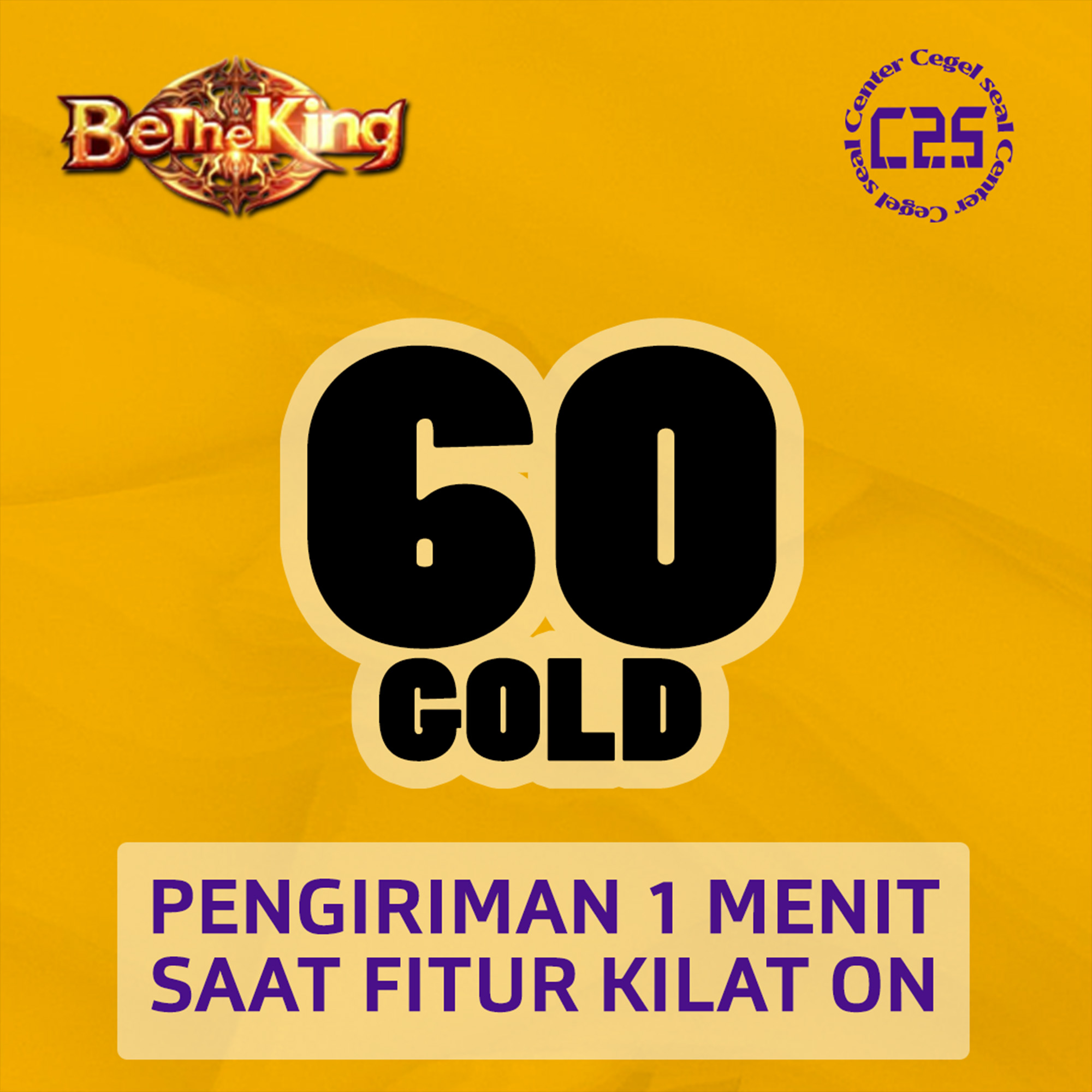 Jual 60 Gold Be The King Judge Destiny Center Cegel Seal | VCGamers