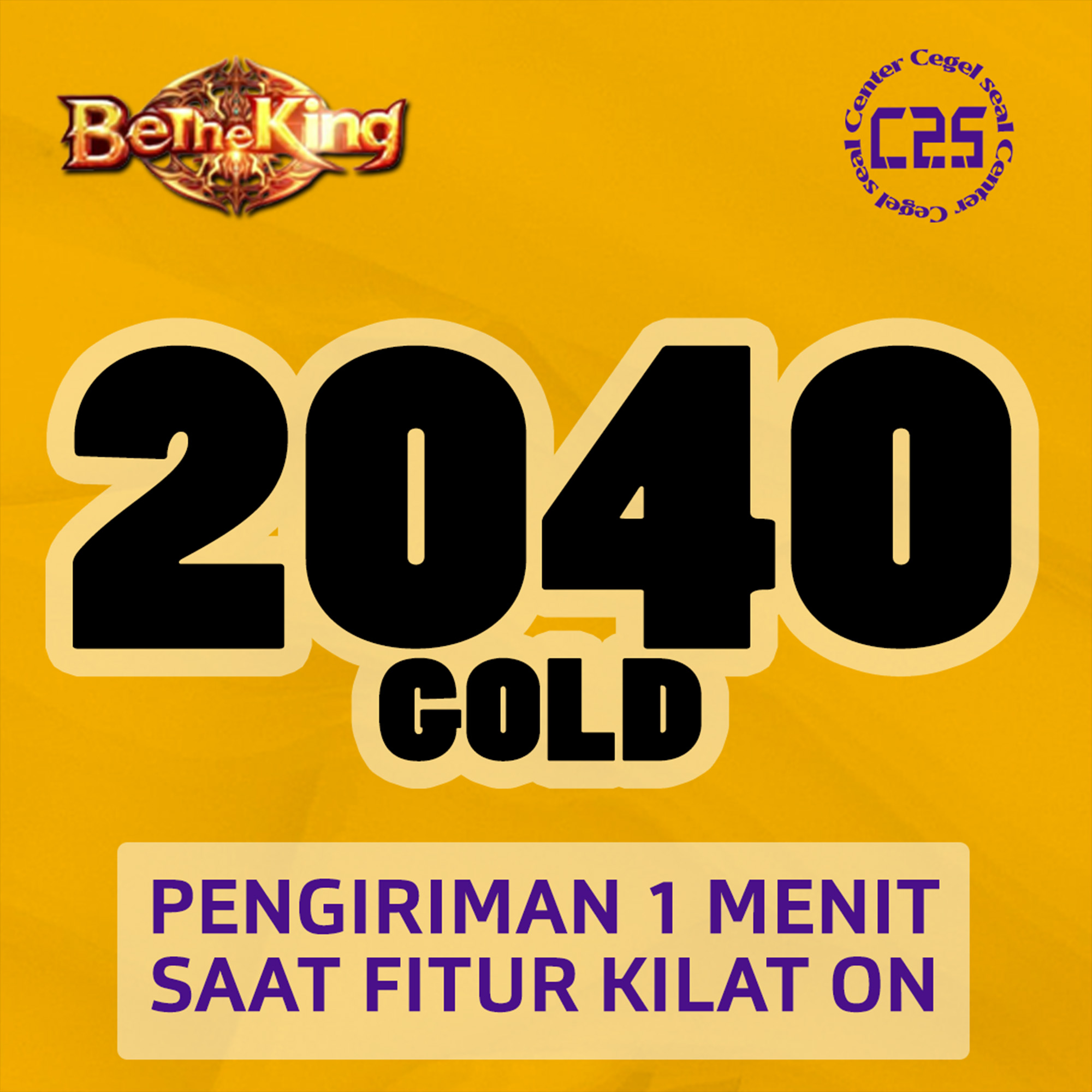 Jual 2040 Gold Be The King Judge Destiny Center Cegel Seal | VCGamers