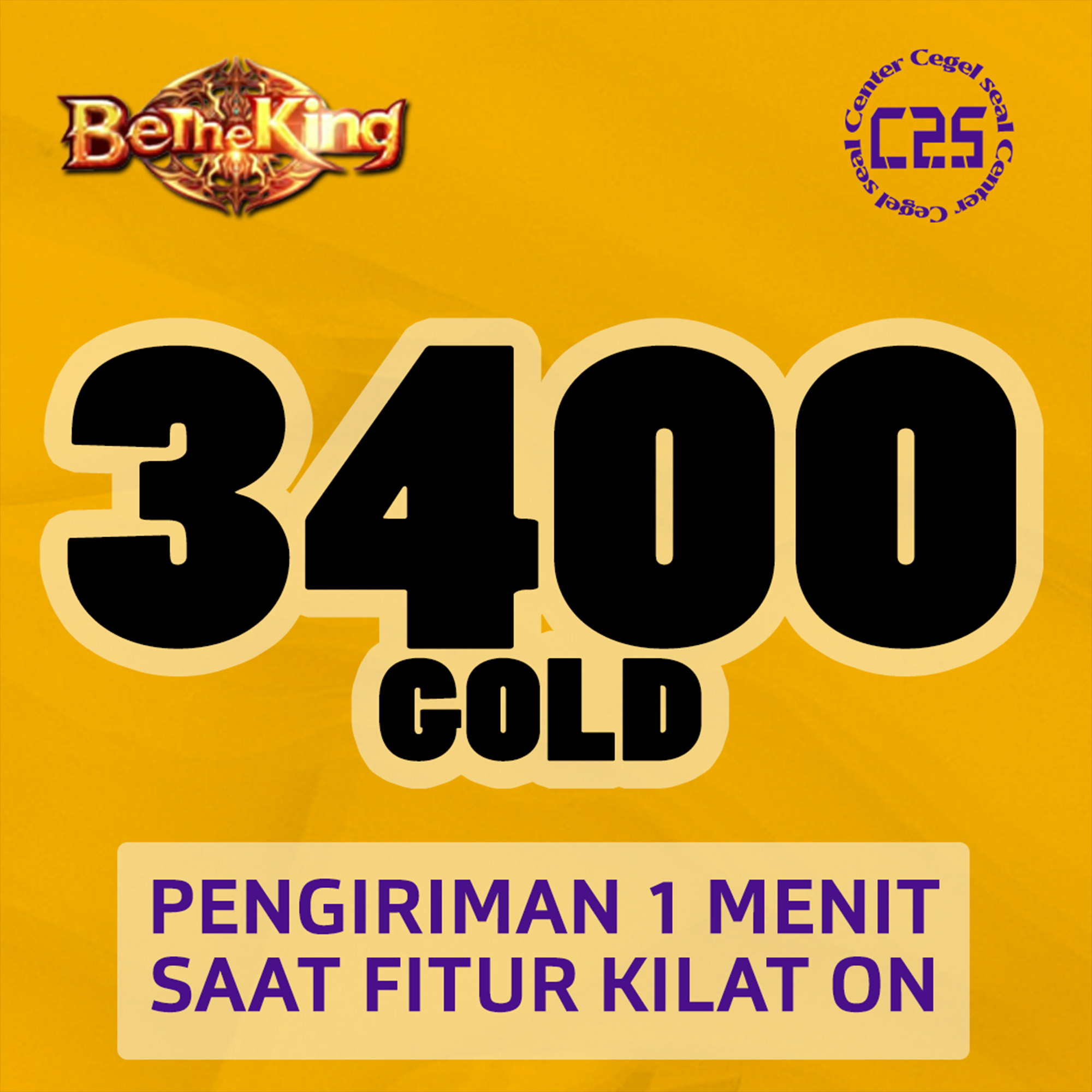 Jual 3400 Gold Be The King Judge Destiny Center Cegel Seal | VCGamers
