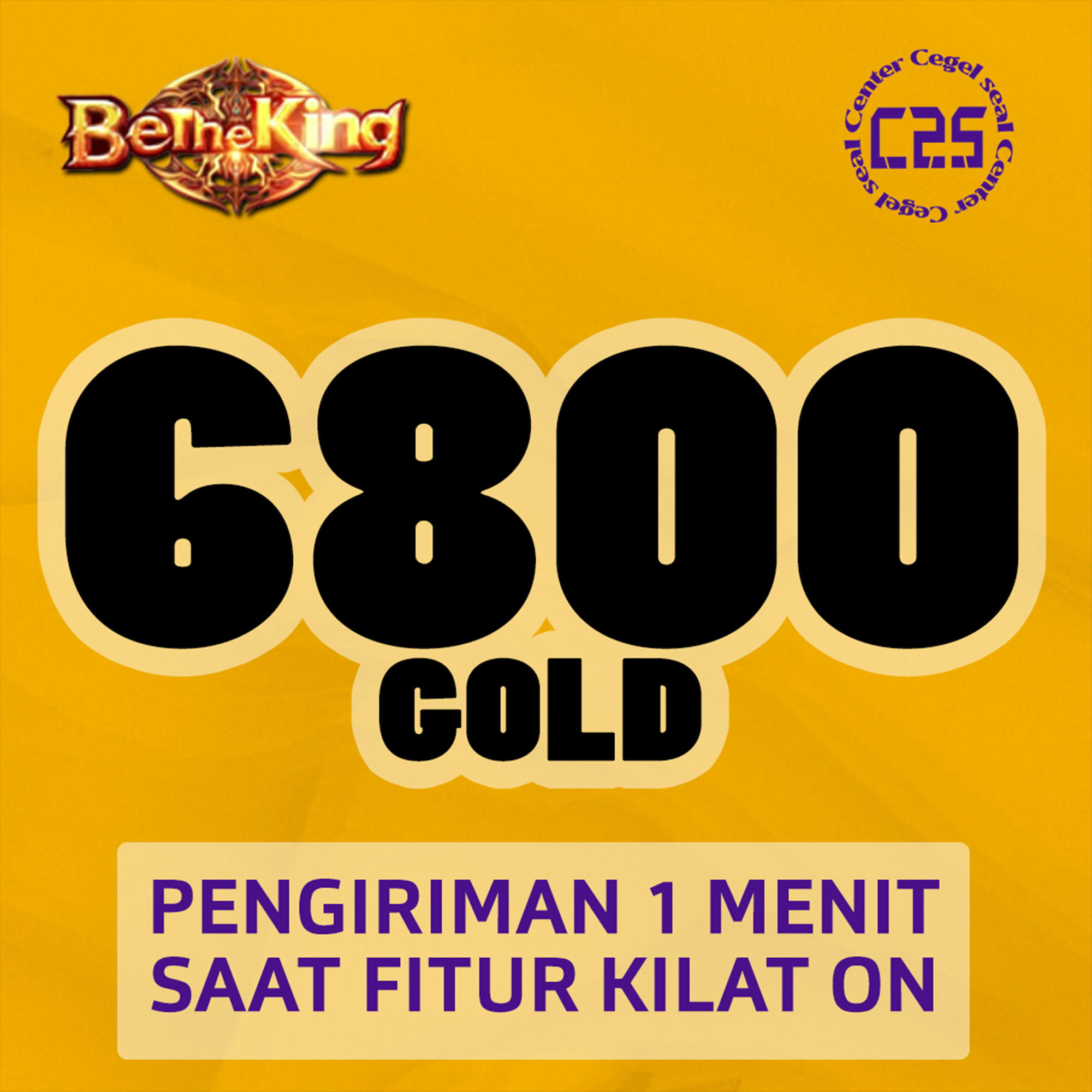 Jual 6800 Gold Be The King Judge Destiny Center Cegel Seal | VCGamers