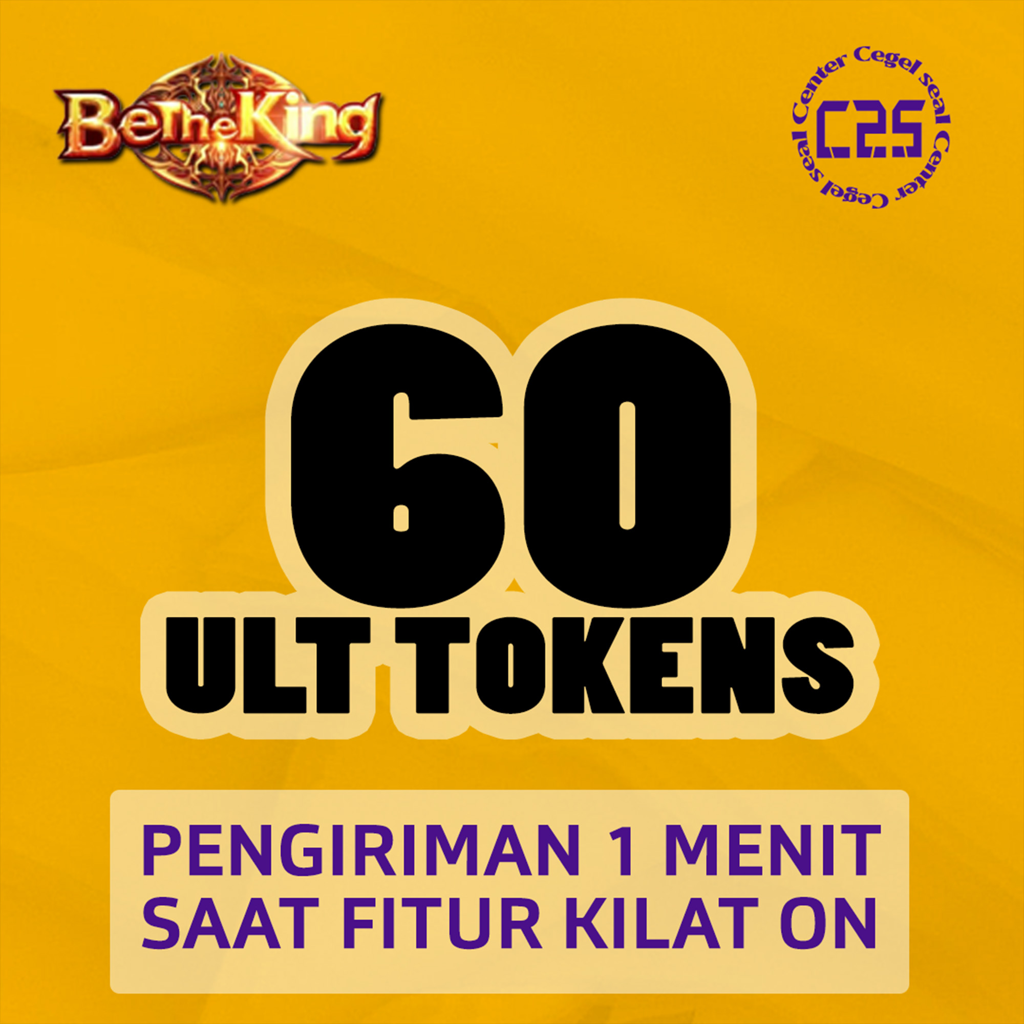 Jual 60 Ult Tokens Be The King Judge Destiny Center Cegel Seal | VCGamers