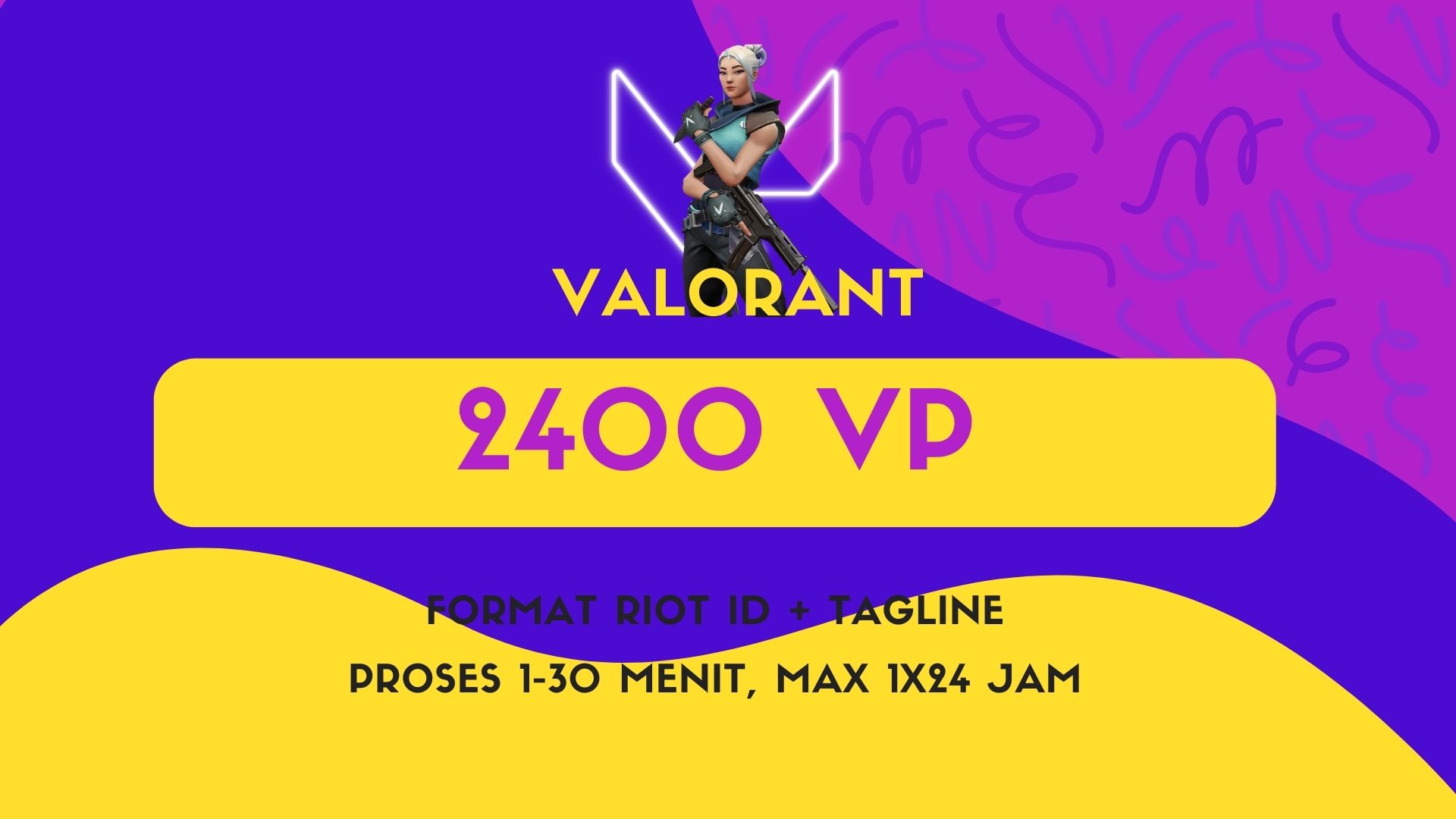 Jual 2400 Points Valorant kitthenz store | VCGamers