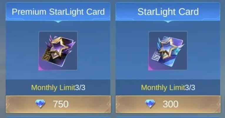 Jual Premium Starlight Card Mobile Legends Alvaire Store | VCGamers