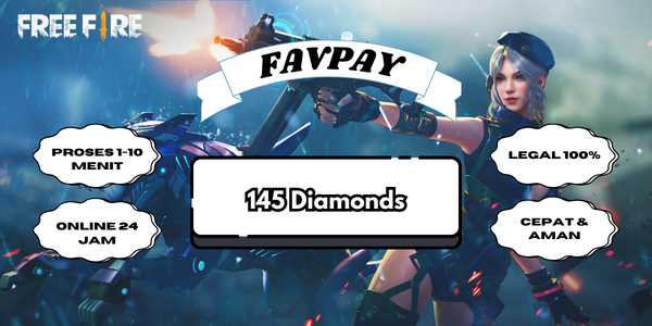 Jual 145 Diamonds Free Fire FAVPAY | VCGamers