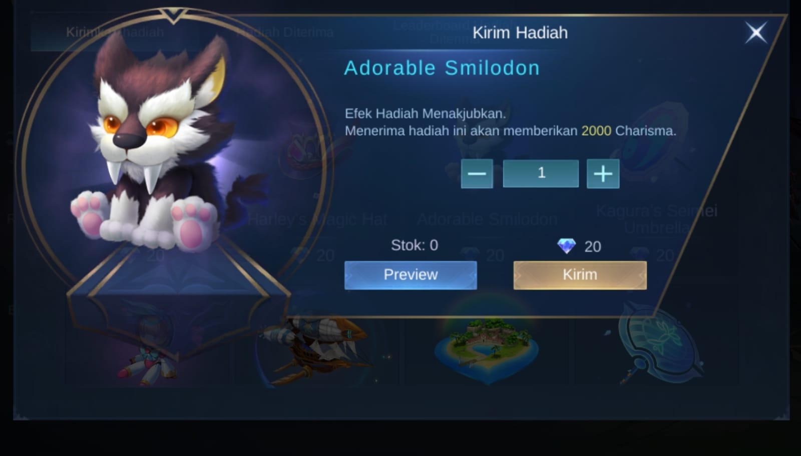 Jual Adorable Smilodon Mobile Legends FAVPAY | VCGamers