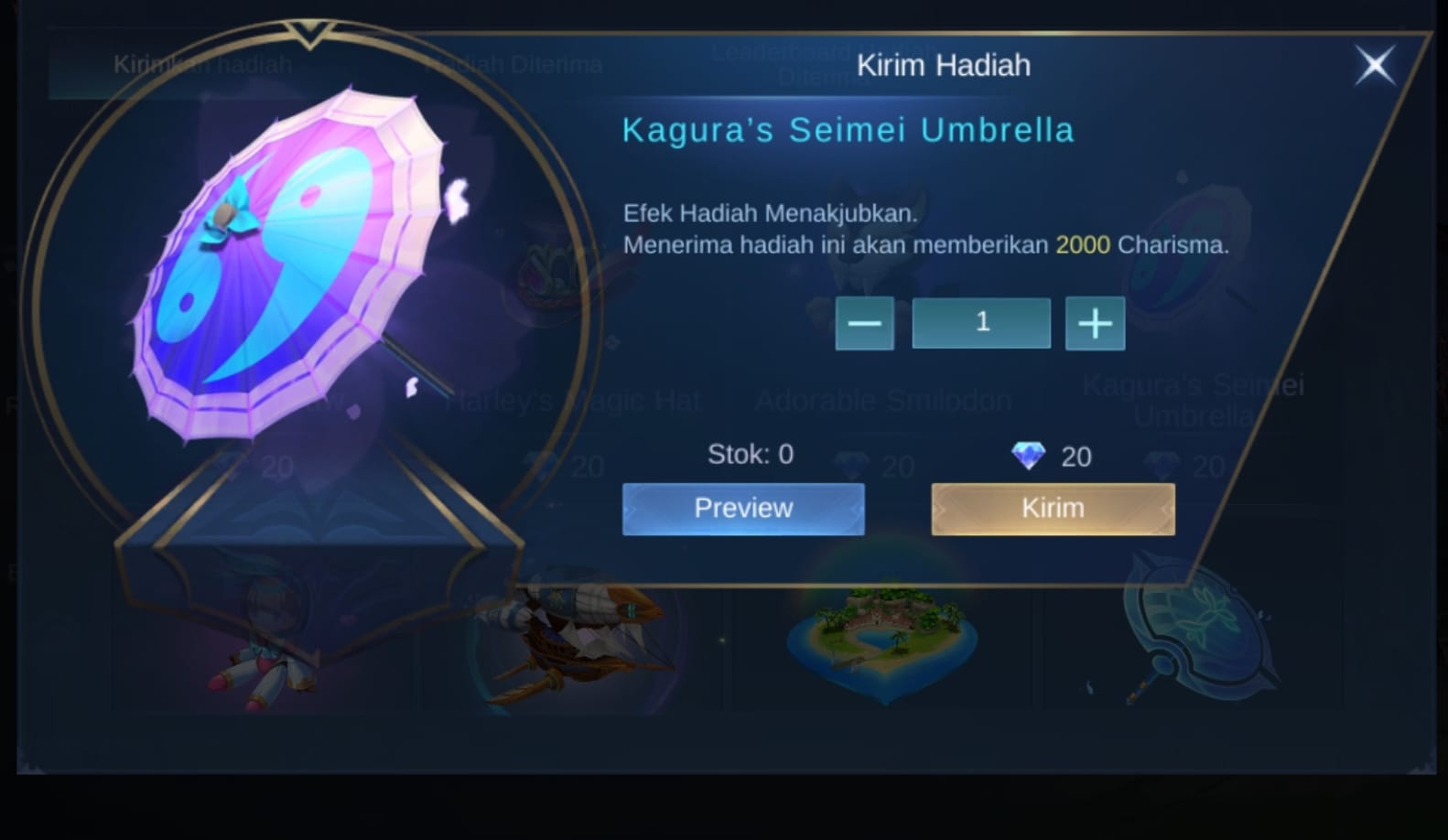 Jual Kagura Seimei Umbrella Mobile Legends FAVPAY | VCGamers