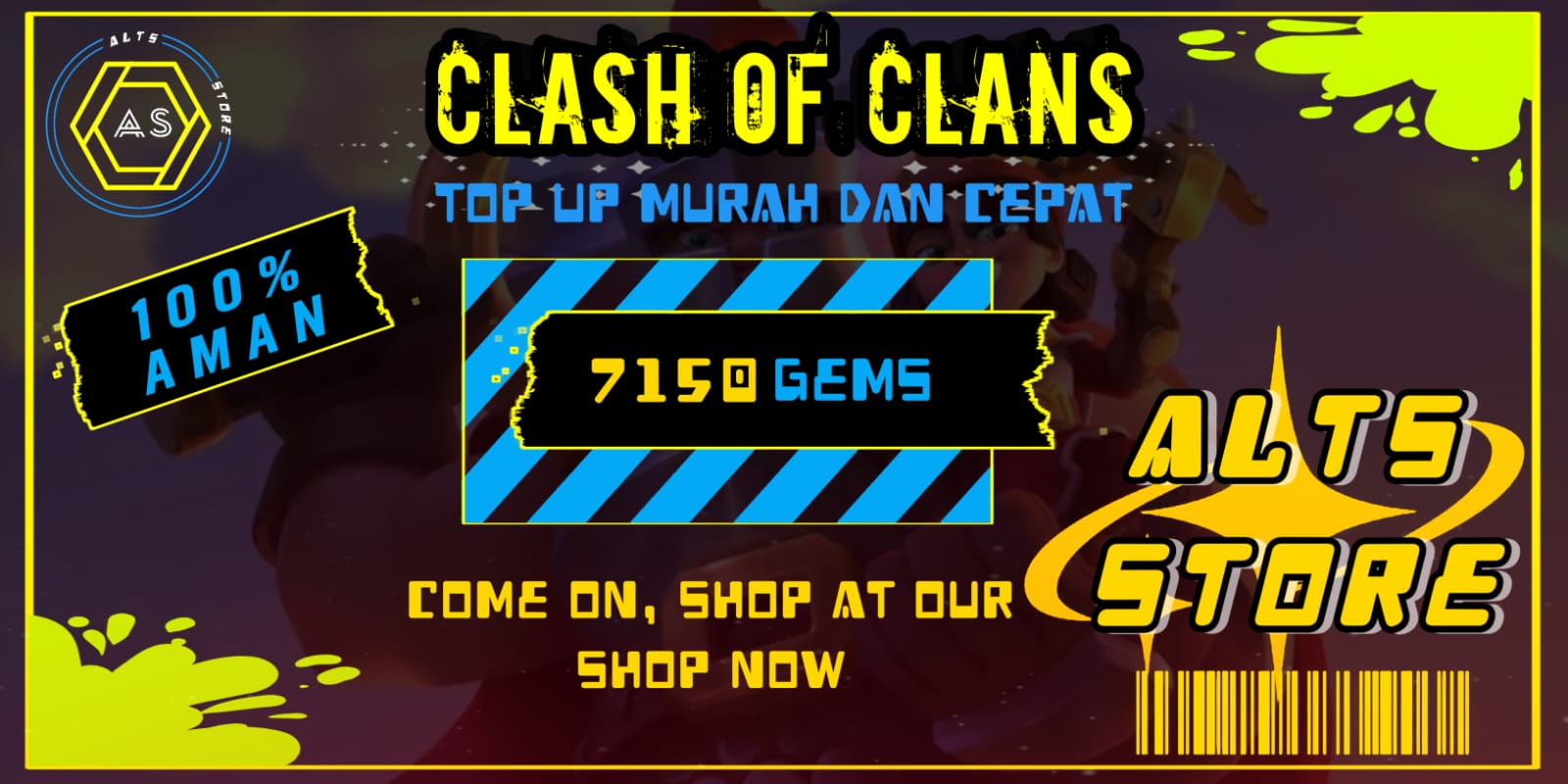 Jual 7150 Gems Clash of Clans ALTSSSTORE | VCGamers