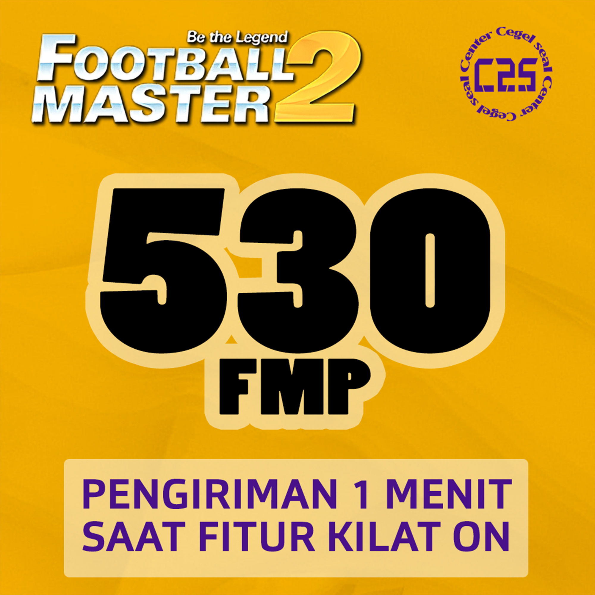 Jual 530 FMP Football Master 2 Center Cegel Seal | VCGamers