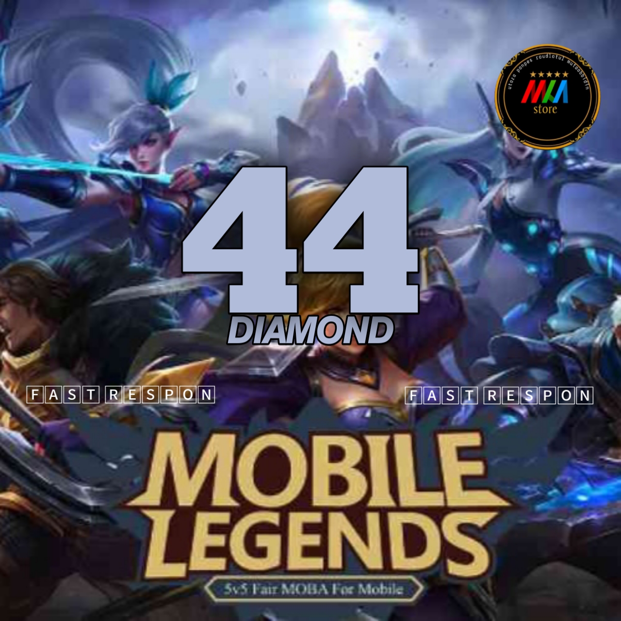 Jual 44 Diamonds Mobile Legends MKASTORE_ | VCGamers