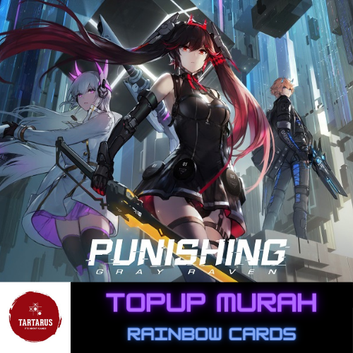 Jual (Android) 600 Rainbow Cards Punishing Grey Raven Windah Top Up | VCGamers