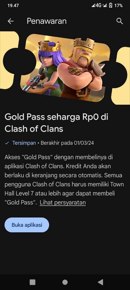 Jual Gold Pass Clash of Clans U store | VCGamers