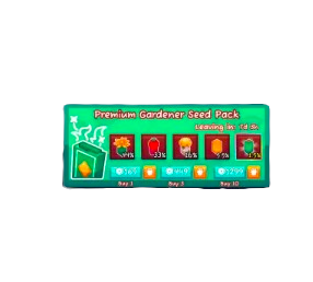 +1 Premium Gardener Seed Pack Garden Horizons - Roblox Seeds Pack