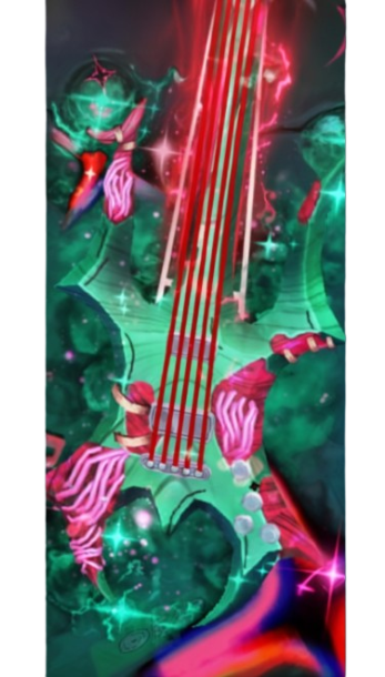 Undead Guitar Fish It! - Roblox Trade Skin Rod