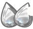 40 Premium Black Crystals  Crystals